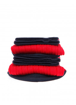 Chaussettes homme fil d'Ecosse 100% coton rouge et marine Chaussettes homme fil d'Ecosse 100% coton rouge et marine
