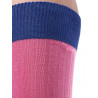 Mens socks over of Scotland 100% cotton pink and indigo