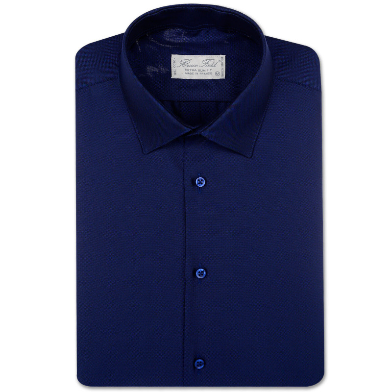 chemise homme bleu