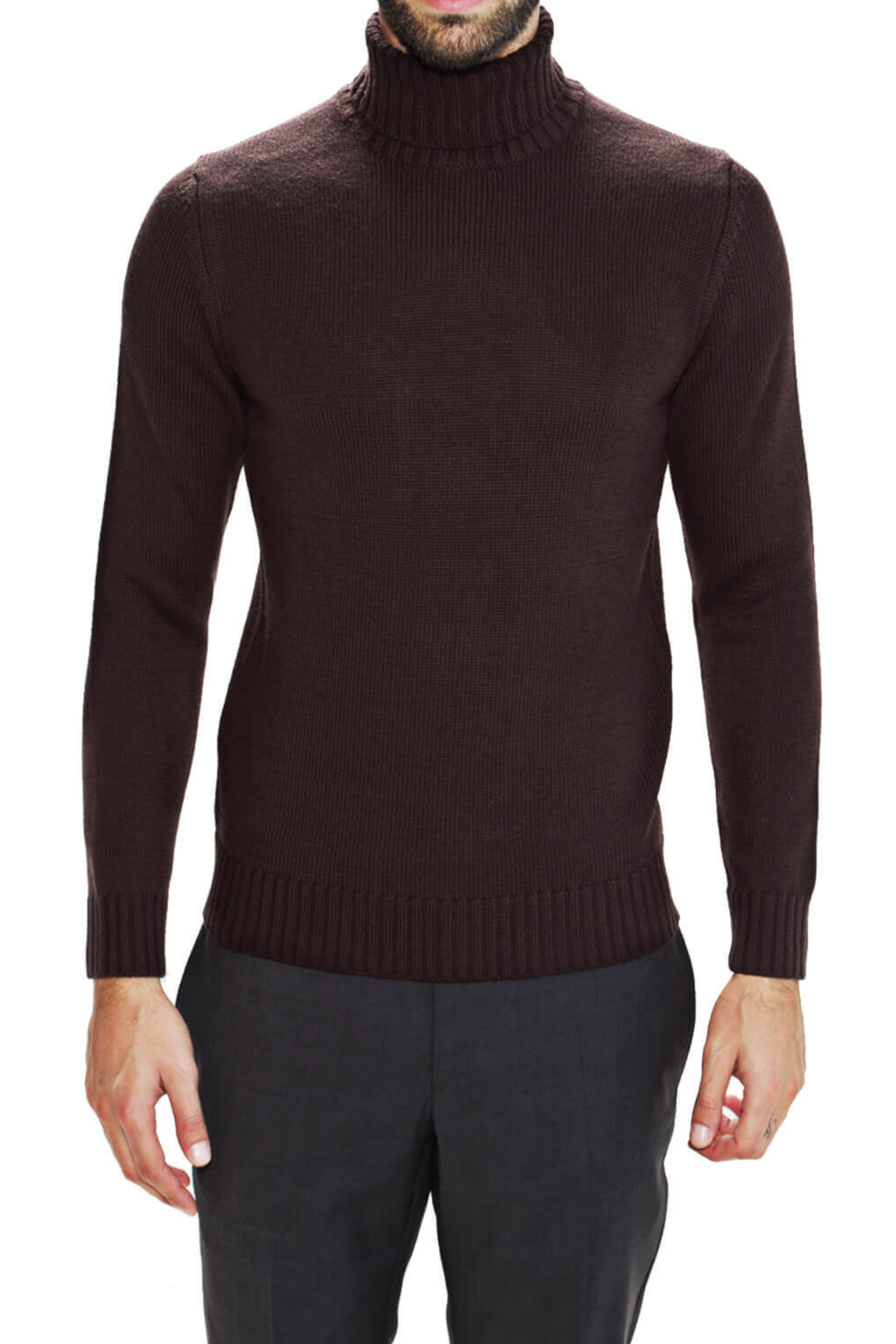 Pull homme col roulé côtelé 100% laine Mérinos épais Pull homme col roulé côtelé 100% laine Mérinos épais