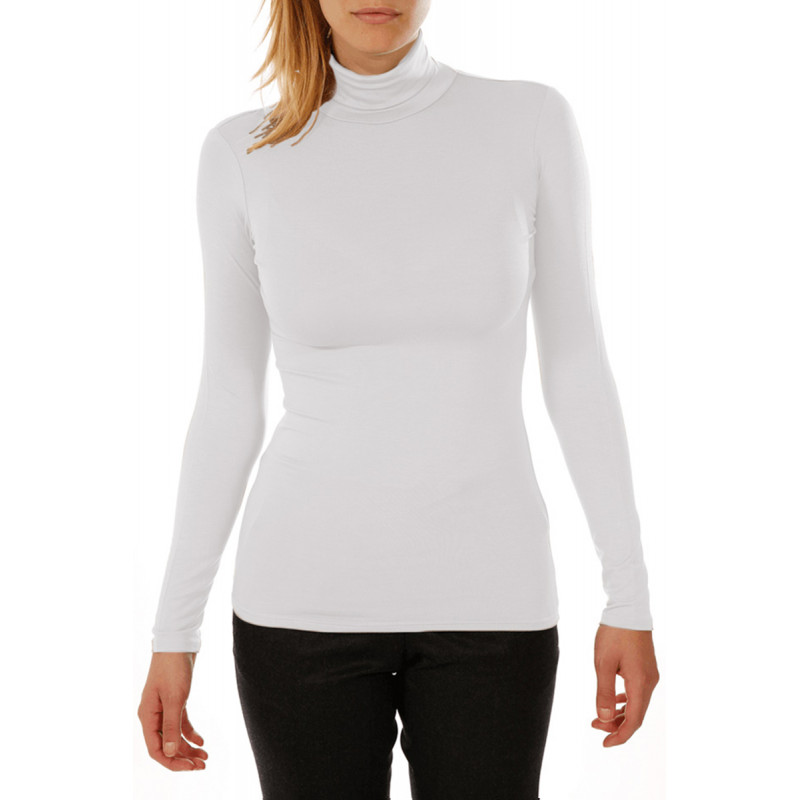 tee shirt femme avec col