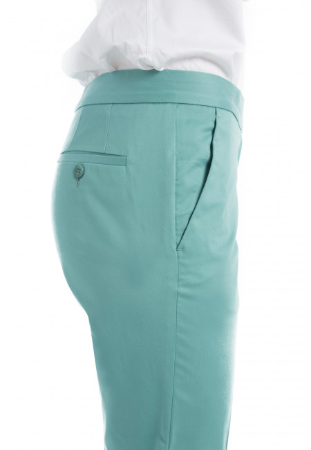Pants in cotton slightly stretch cut cigarette Pants in cotton slightly stretch cut cigarette