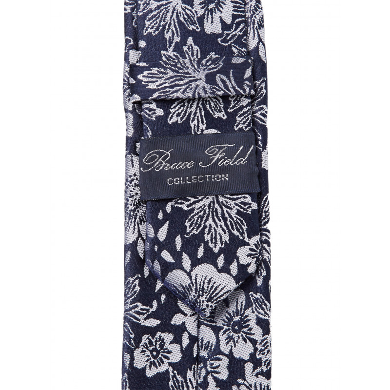 Floral Pattern Pure Silk Tie