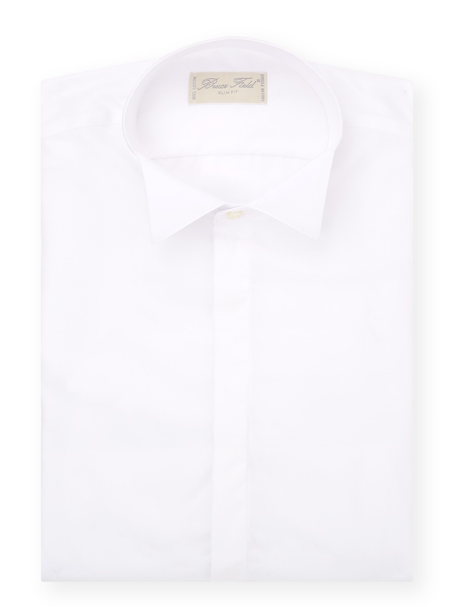 Chemise Blanche Col Casse Et Poignet Mousquetaire