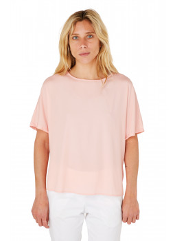 Blouse cinched in pure silk Blouse cinched in pure silk