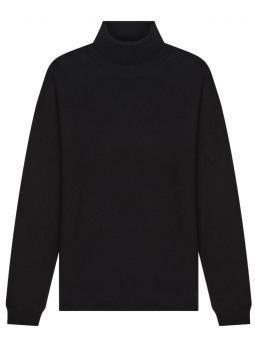 Cashmere and Wool Turtleneck Pullover