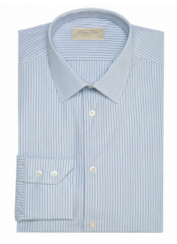 Men's classic fit shirt with thin stripes